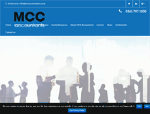 Tablet Screenshot of mccaccountants.co.uk